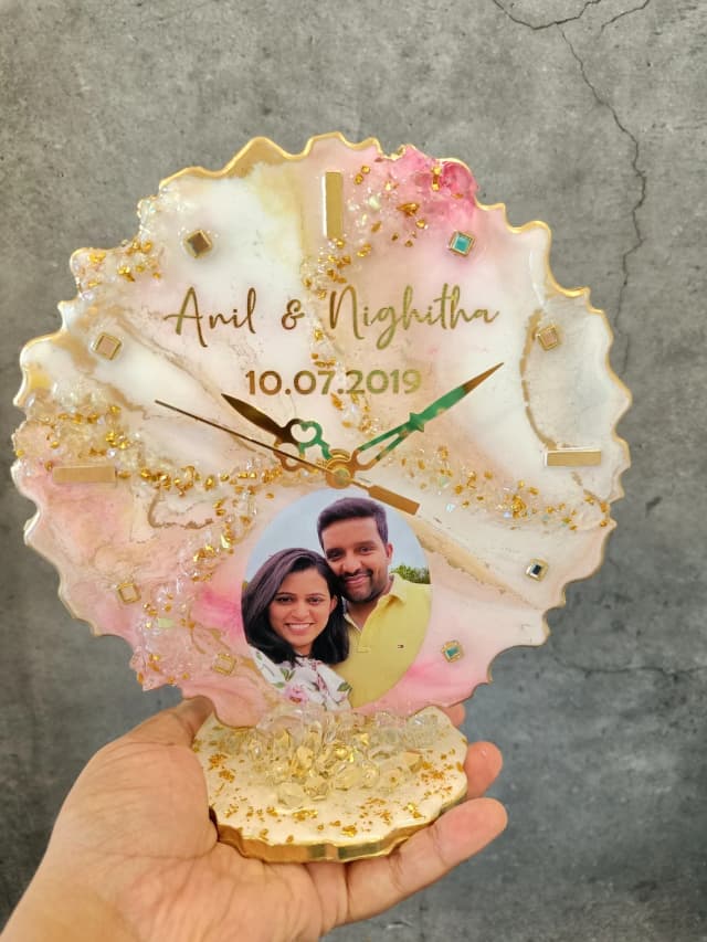Personalized Photo Desk Clock view 4